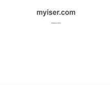 Tablet Screenshot of myiser.com